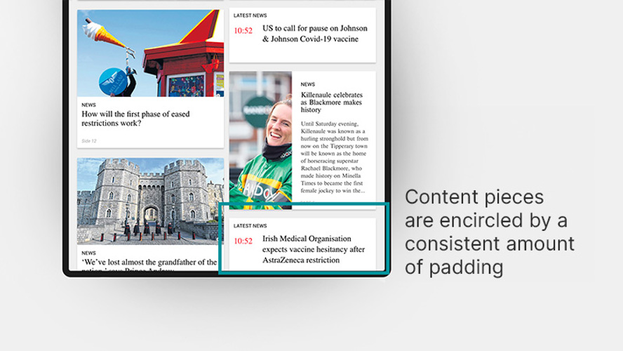 How the ePaper Universe design strengthens the user experience